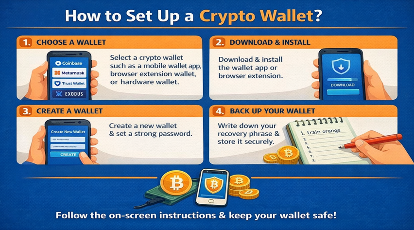 How to set up a crypto wallet?